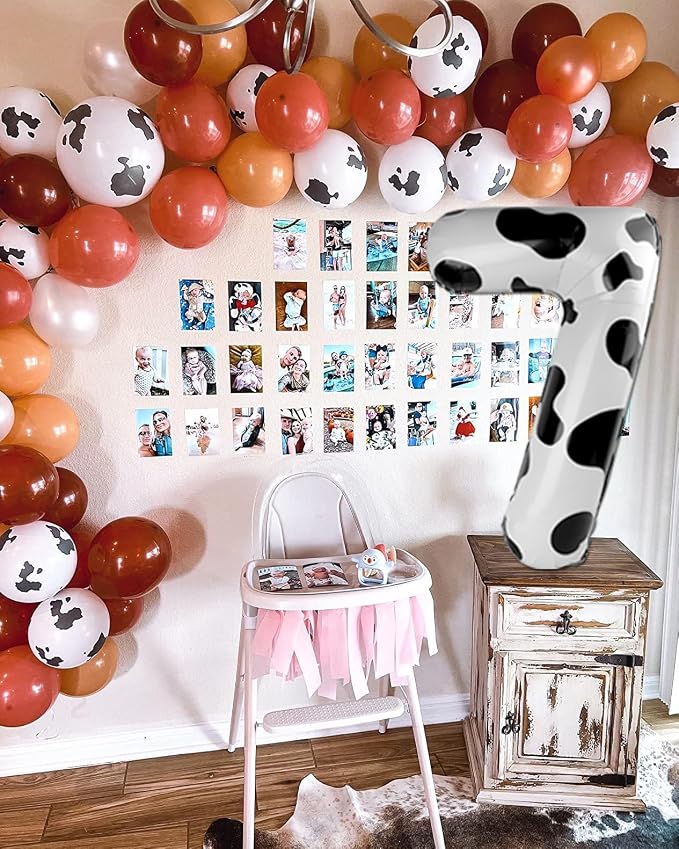 Cow Print 5 Balloon - Image 3