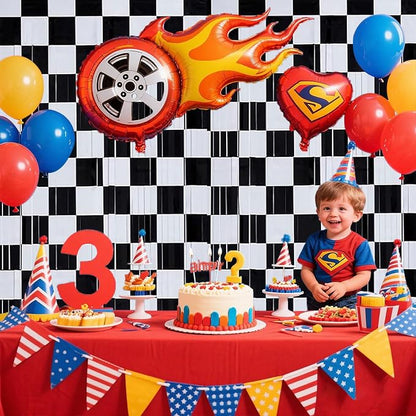 Race Car Foil Curtains 3.28x6.56ft - Image 4