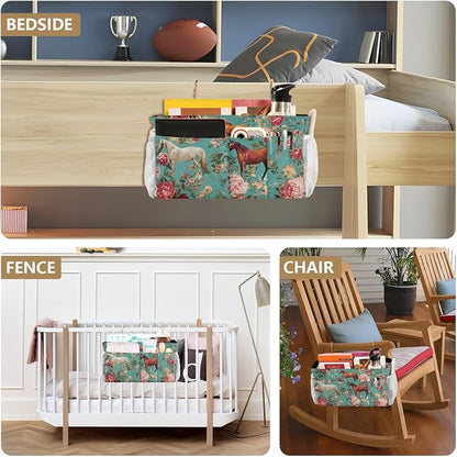 Bedside Caddy Hanging Bunk Bed Caddy Bed Organizer Hanging Pocket - Image 8