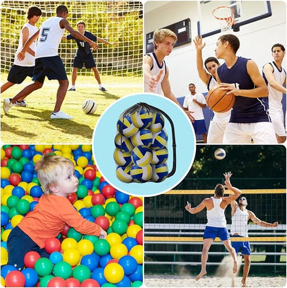 BROTOU Extra Large Sports Ball Bag Mesh, Basketball Bags Team Balls | - Image 7