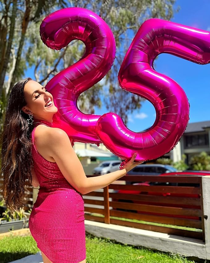 Hot Pink 10 Balloon - Image 9