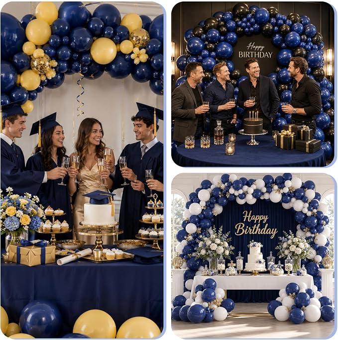 Navy Blue Balloons - Image 8