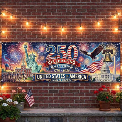 250th Anniversary USA Flag 4th of July Decorations - Image 2