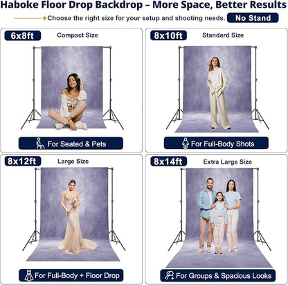 Abstract Photography Backdrop for Photoshoot 6x8ft, Light Purple, No Stand | - Image 2