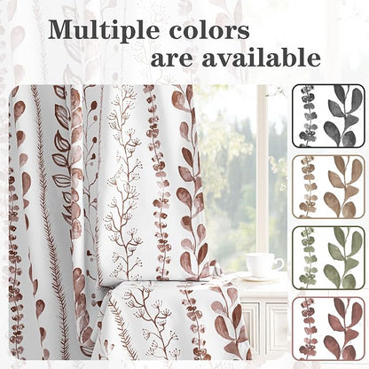 95% Blackout Curtains for Bedroom, Thermal Insulated Privacy Protection Back - Image 3