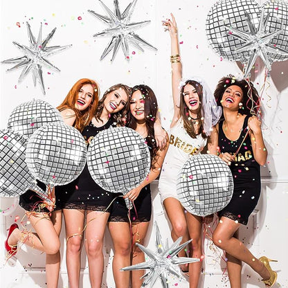Disco Ball Balloons for 70s Disco Party Decor - Image 2
