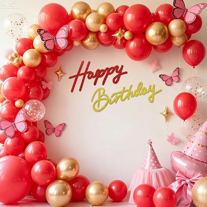 TONIFUL Happy Birthday Sign for Backdrop - Image 5