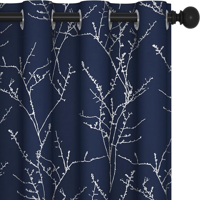 Deconovo Blackout Curtains, Light Blocking Panels, 2 Panels, by Unknown