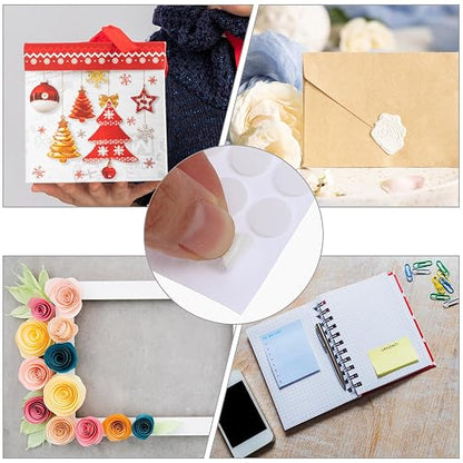 10 Sheet Foam Dots Double-Sided 1000 Pcs Round Adhesive 3D Craft Foam Tape - Image 6