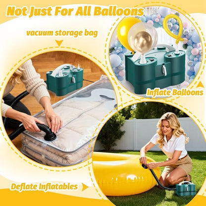Balloon Pump, ​​3-in-1 Electric Balloon Pumps, Balloons Blower - Image 6