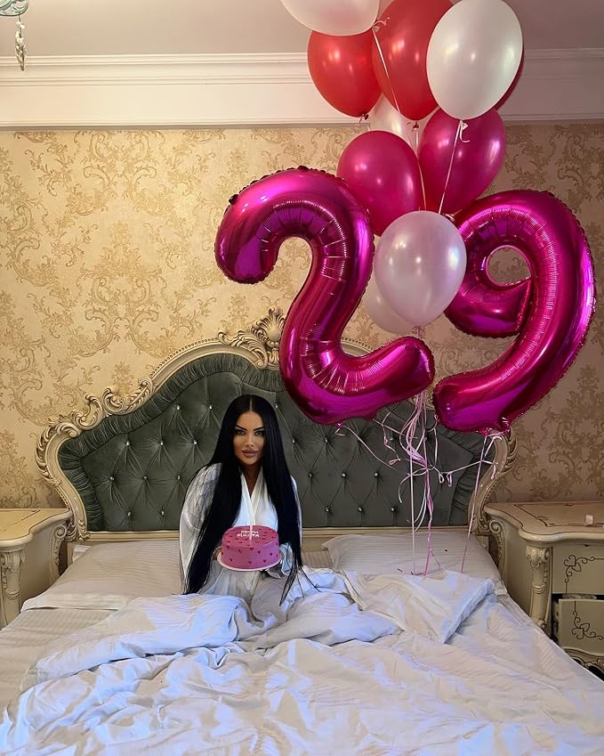 Hot Pink 19 Balloon - Image 2
