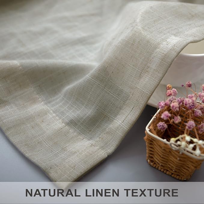 Pitalk Flax Linen Curtains 80 Inches Long - Image 7