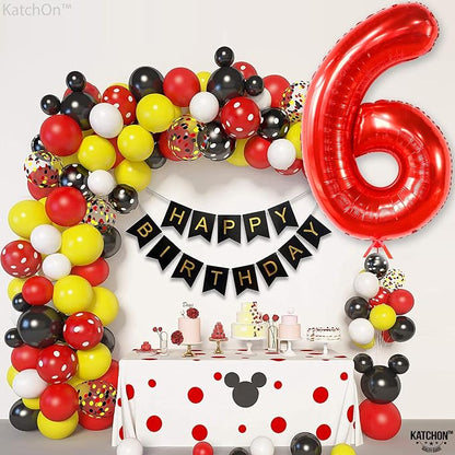 KatchOn Foil Red Number 6 Balloon - Image 8