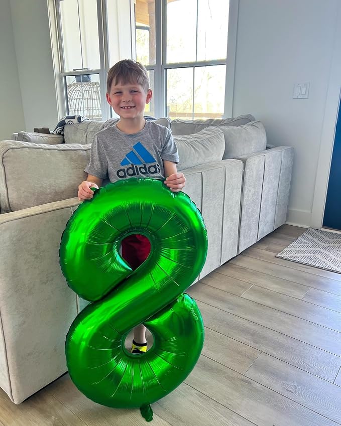 50 Balloon - Green Birthday Number Balloons, 40 Inch Decorations Men Women | - Image 9