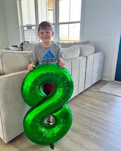 24 Balloon - Green Birthday Number Balloons, 40 Inch Decorations Men Women | - Image 9
