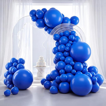 RUBFAC Blue Balloons Different Sizes Dark Blue Balloon Arch Kit 129pcs | by RUBFAC
