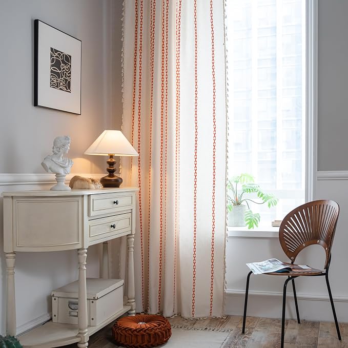 Sutuo Home Boho Curtains 96 inches - Image 2