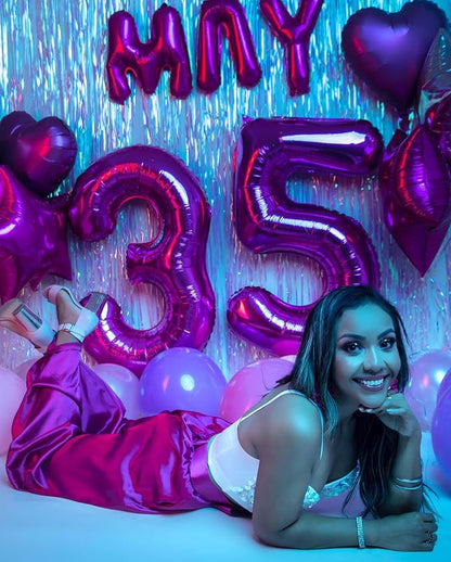 Purple Number 13 Balloon 40 Inch - Image 4