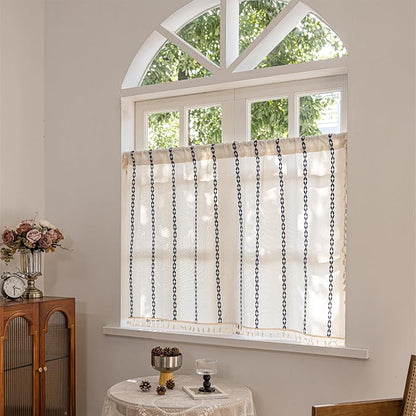 Sutuo Home Boho Valance Curtain 36 inches Tier - Image 3