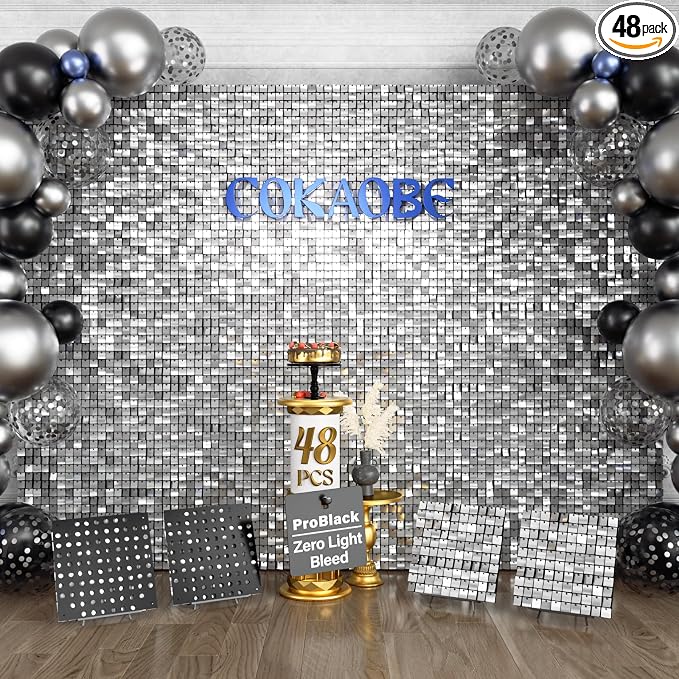 ProBlack Series Shimmer Wall Backdrop by COKAOBE