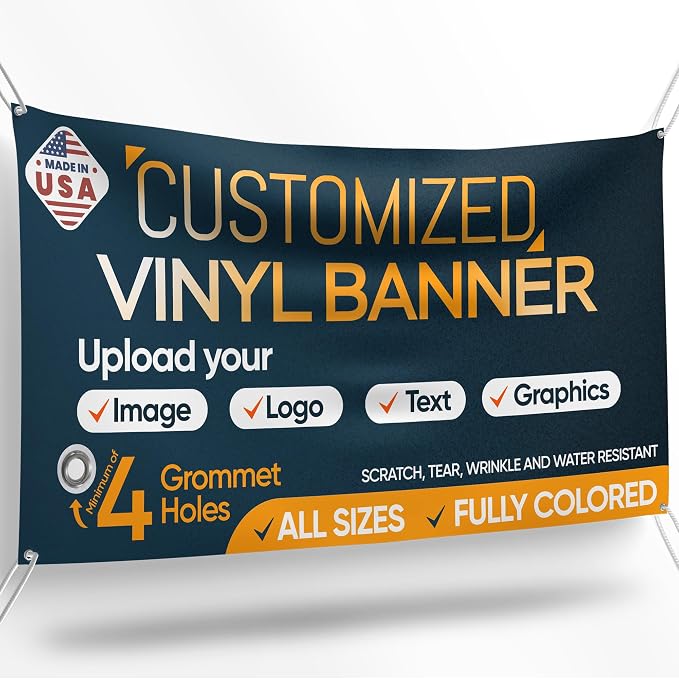 Custom Banners – Personalized Vinyl Signs by MiraclePrints