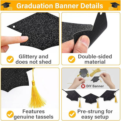 2026 Graduation Decorations, Pre-Strung Graduation Banner, Class of 2026 - Image 5