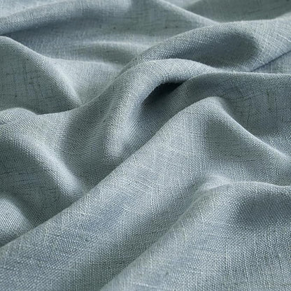 MIULEE Dusty Blue Linen Curtains 42x84 Inch Length - Image 3