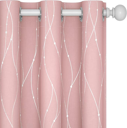 Deconovo Living Room Curtains 54 Inches Long, Thermal Insulated, Room Darkening by Unknown