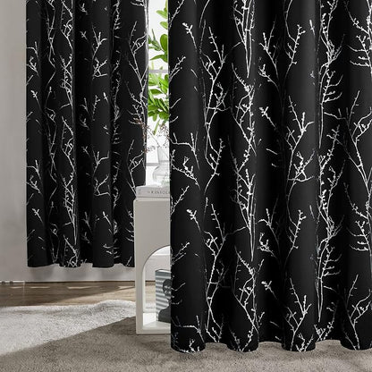Deconovo Living Room Curtains 54 Inches Long, Thermal Insulated, Room Darkening - Image 4
