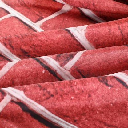 VitalCozy 10 x 8 ft Red Brick Wall Backdrop Fabric Brick Photo Background | - Image 3