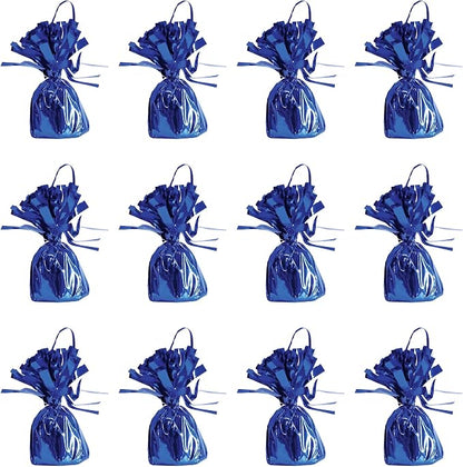 Beistle Metallic Wrapped Balloon Weights – 12 Pack, Party Decorations by Beistle
