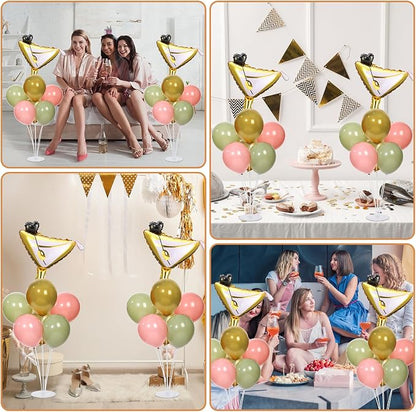 Martini Birthday Party Balloons Stand Kit 2 Sets - Image 8