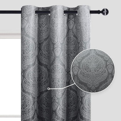 DWCN Ombre Blackout Curtains for Bedroom - Image 2