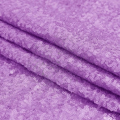 Sugargirl Lavender Purple Sequin Backdrop Curtain 4FTx8FT Glitter Lavender - Image 8