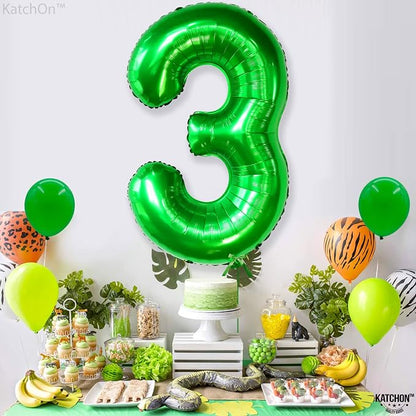 KatchOn, Giant Green Number 3 Balloon - Image 3