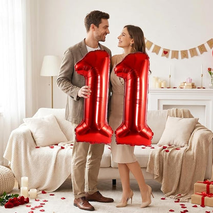 Number 11 Balloon Foil Mylar Balloons - Image 3