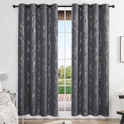 Deconovo Living Room Curtains 108 Inch Long, Thermal Insulated, Room Darkening - Image 2