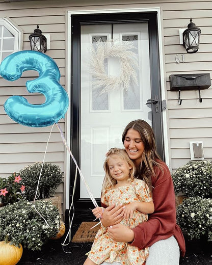 Pastel Blue 9 Balloon - Image 8