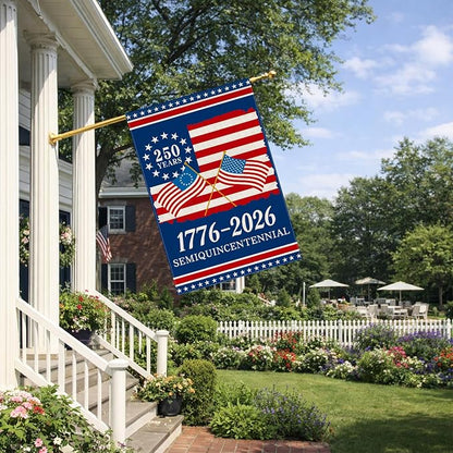250th Anniversary America Garden Flag, 250 Years Banner USA 4th of July - Image 3