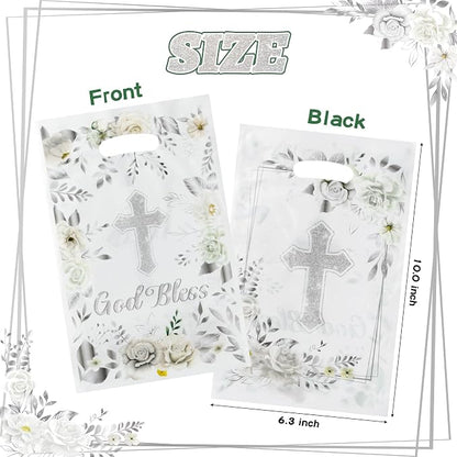 ANGOLIO 50Pcs First Communion Party Favor Bags - Image 2