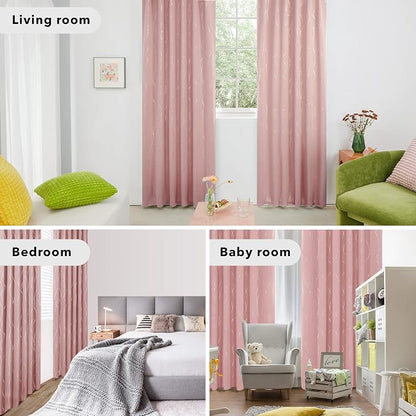 Deconovo Blackout Back Tab Curtains - Image 6