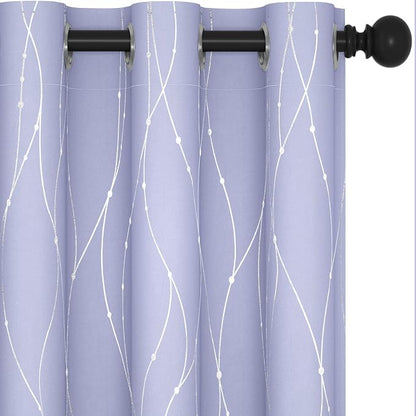 Deconovo Living Room Curtains 63 Inches Long, Thermal Insulated, Room Darkening by Unknown