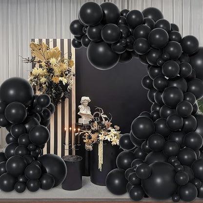 Amandir 153 Pcs Black Balloons Arch Garland Kit Different Sizes | 18 12 10 5 - Image 7