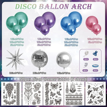 Metallic Balloon Garland Arch Kit, - Image 6