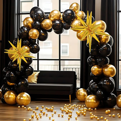RUBFAC 135pcs Gold Balloons Different Sizes 18 12 10 5 Inch - Image 6