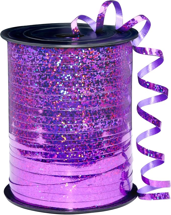 Purple Curling Ribbon by OMISELIO