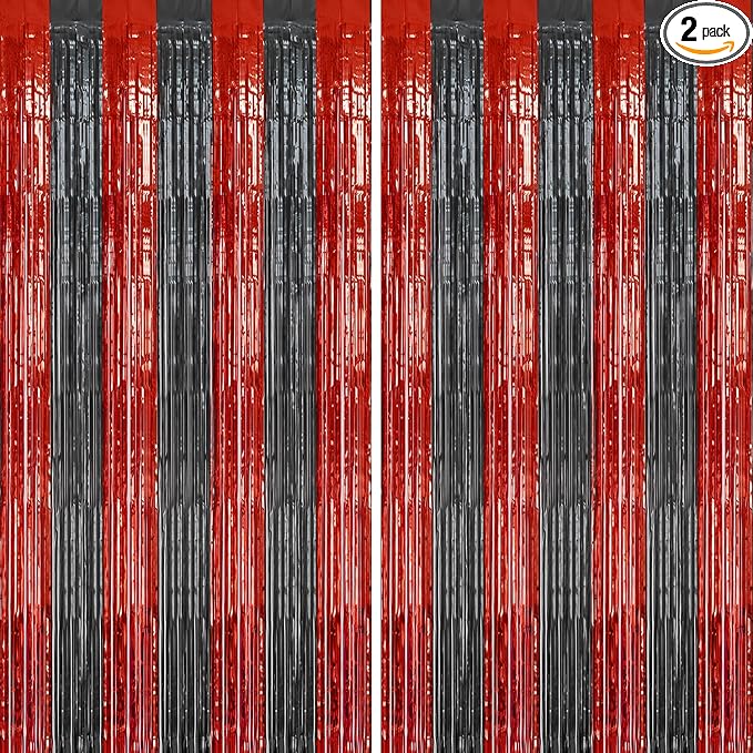 DECOCKRAT 2 Pack Foil Fringe Backdrop by DECOCKRAT