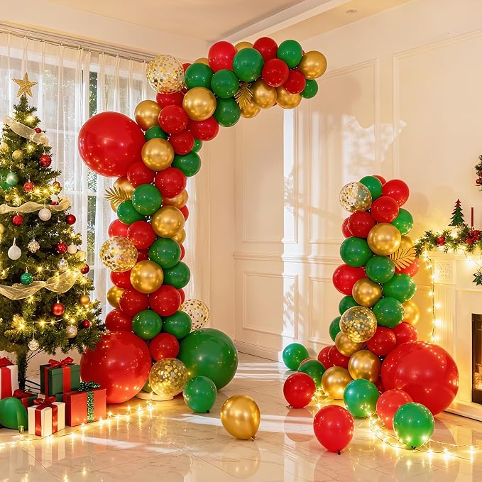RUBFAC Green Balloons Different Sizes 18 12 10 5 Inch Balloon Arch 129pcs | - Image 4