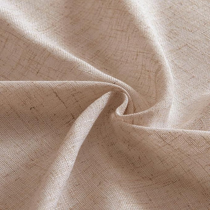 MIULEE Natural Beige Linen Curtains 52x54 Inch Long - Image 8