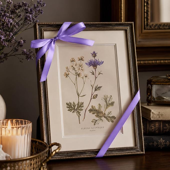 3/8In 30Yards Thin Violet Ribbon - Image 5